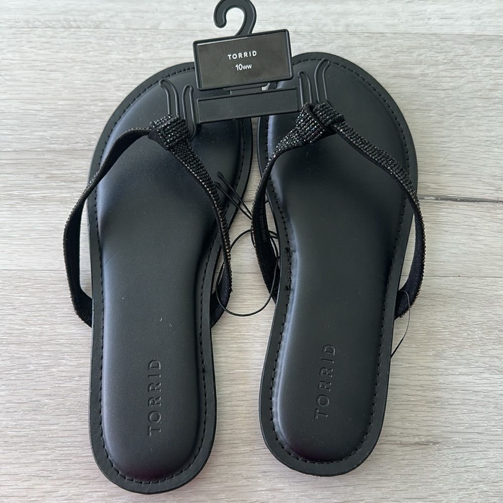 Torrid Rhinestone Knot Flip Flops - Picture 8 of 10
